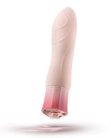 Oh My Gem Elegant Rechargeable Silicone Vibrator - Morganite Pink