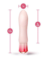 Oh My Gem Elegant Rechargeable Silicone Vibrator - Morganite Pink