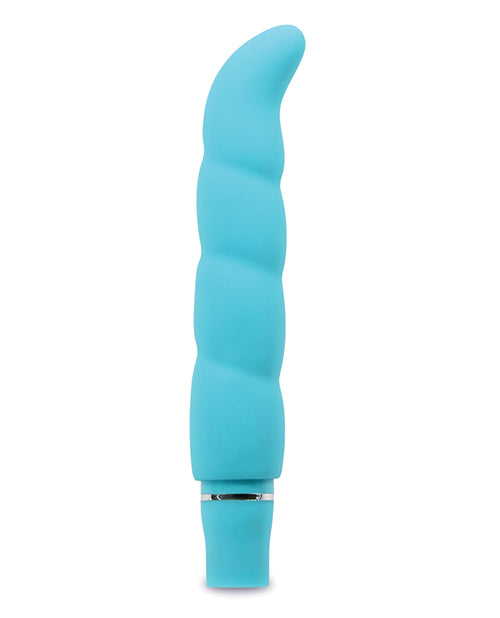 Luxe Purity G Silicone G-Spot Vibrator - Aqua
