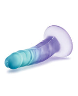 B Yours Morning Dew Dildo 5in Indigo - Blue/Aqua
