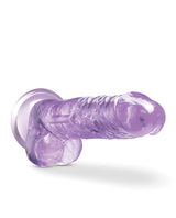 Naturally Yours Crystalline Dildo 7in - Amethyst