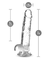 Naturally Yours Crystalline Dildo 7in - Diamond