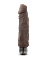 Au Naturel Home Wrecker Vibrating Dildo 9.5in - Chocolate