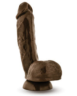 X5 Hard on Dildo with Balls 8.75in - Caramel