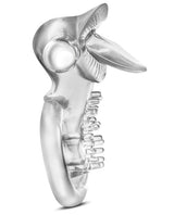 Stay Hard Vibrating Tongue Ring - Clear/Silver