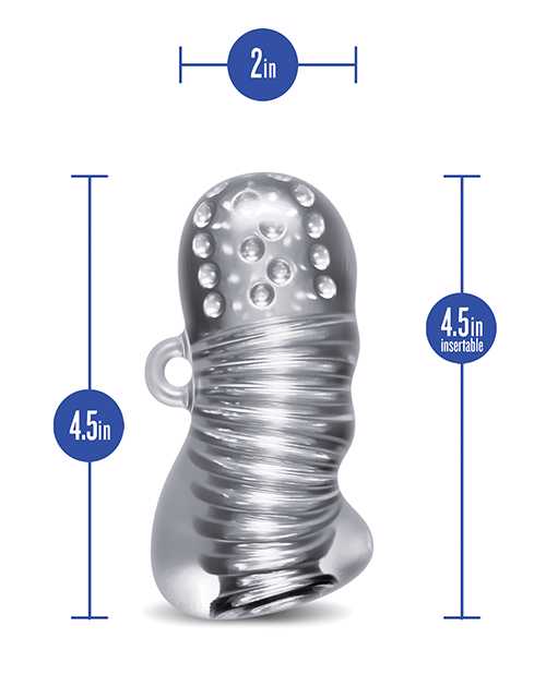 Rize Squeezy Dual End Masturbator - Clear