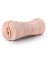 M for Men Ashley Vibrating Masturbator with Bullet - Pussy - Vanilla