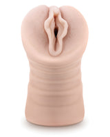 M for Men Ashley Vibrating Masturbator with Bullet - Pussy - Vanilla