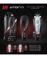 M For Men Storm Rechargeable Masturbator - Black/Red