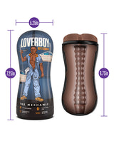 Coverboy The Mechanic Self Lubricating Anal Pocket Stroker - Chocolate