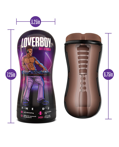 Coverboy The DJ Self Lubricating Anal Pocket Stroker - Chocolate