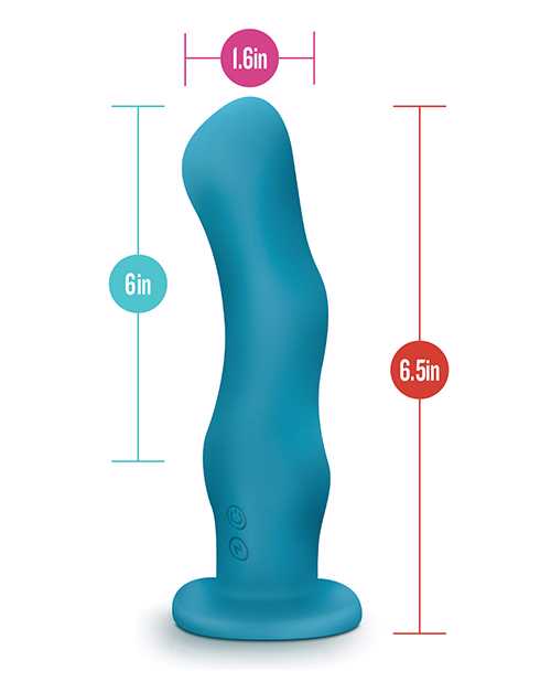 Impressions Miami Rechargeable Silicone Vibrator - Teal