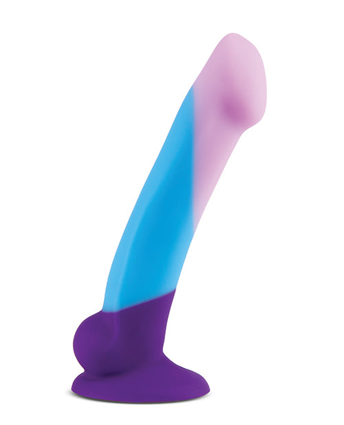 Avant D16 Purple Haze Silicone Dildo 6.5in - Multicolor