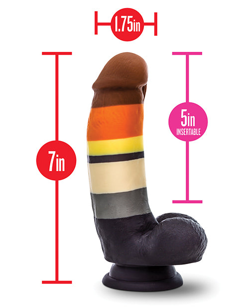 Avant Pride P9 Bear Silicone Dildo 7.5in - Multicolor