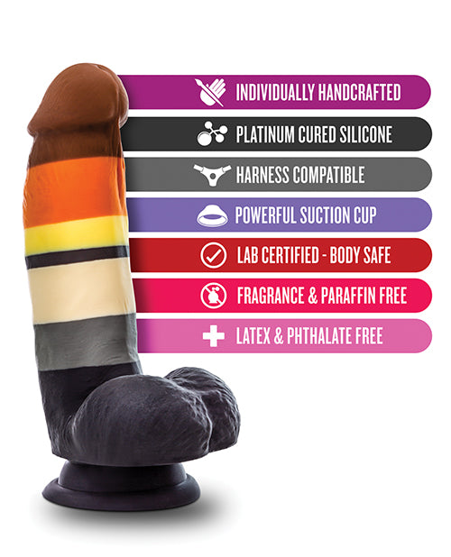 Avant Pride P9 Bear Silicone Dildo 7.5in - Multicolor