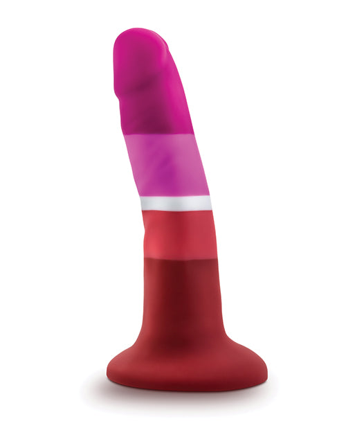 Avant Pride P3 Beauty Silicone Dildo 6in - Multicolor