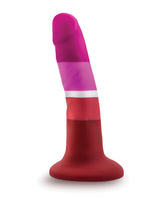 Avant Pride P3 Beauty Silicone Dildo 6in - Multicolor