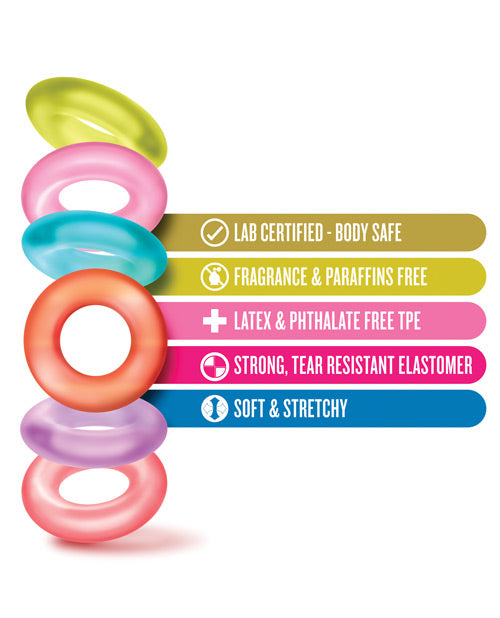 Play with Me King of the Ring Cock Ring - Assorted Colors