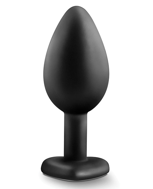 Temptasia Bling Plug Silicone Butt Plug - Small - Black