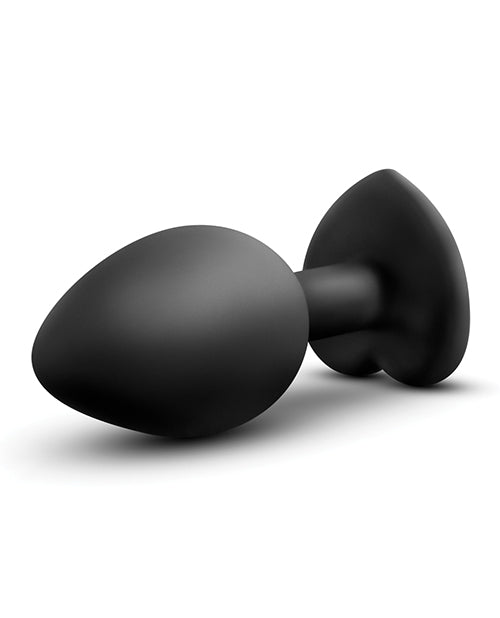 Temptasia Bling Plug Silicone Butt Plug - Small - Black