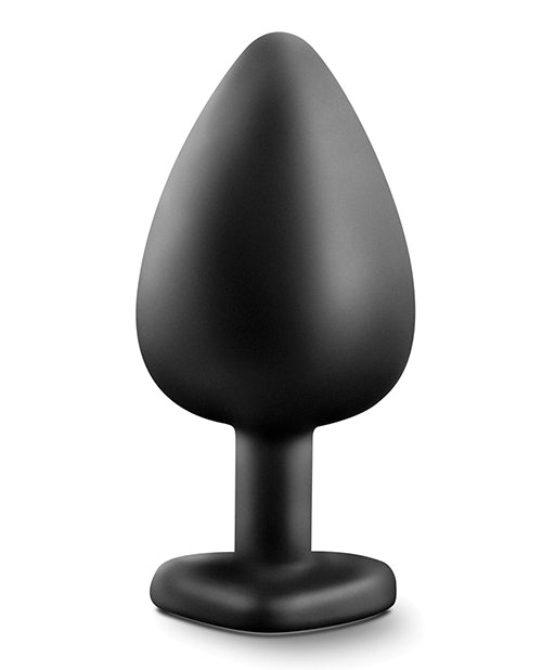 Temptasia Bling Plug Silicone Butt Plug - Large - Black