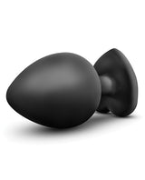 Temptasia Bling Plug Silicone Butt Plug - Large - Black