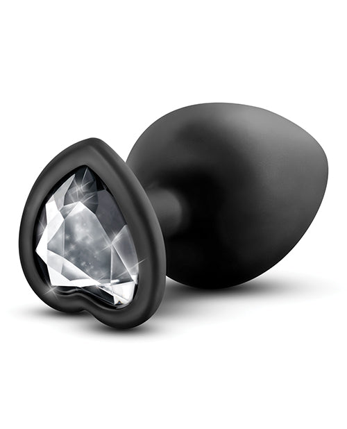 Temptasia Bling Plug Silicone Butt Plug - Large - Black