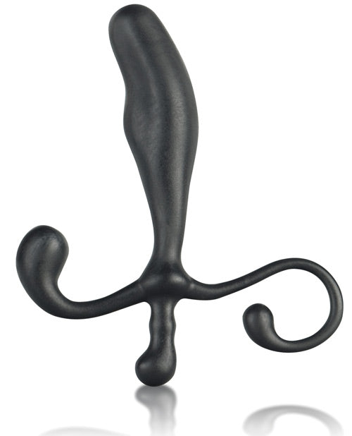 Blue Line Prostate Gear Male P-Spot Massager - Black