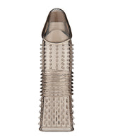 Blue Line Triple Sensation Penis Enhancing Sleeve Extension 6.5in - Smoke