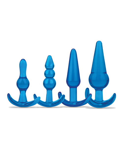 Blue Line Anal Training Set (4 Piece) - Blue