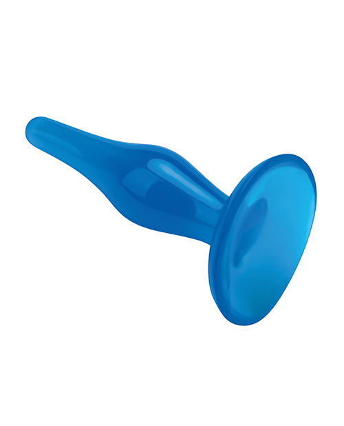 Blue Line Easy Insertion Anal Plug 4.75in - Blue
