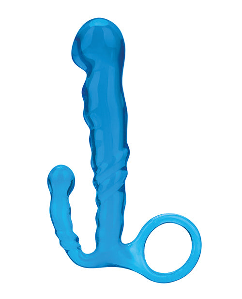 Blue Line Beginners Prostate Massager 4.5in - Blue