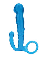 Blue Line Beginners Prostate Massager 4.5in - Blue