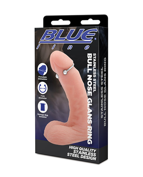 Blue Line Stainless Steel Bull Nose Glans Ring