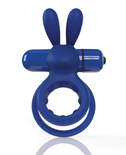 Screaming O 4B Ohare Vibrating Cock Ring - Blueberry