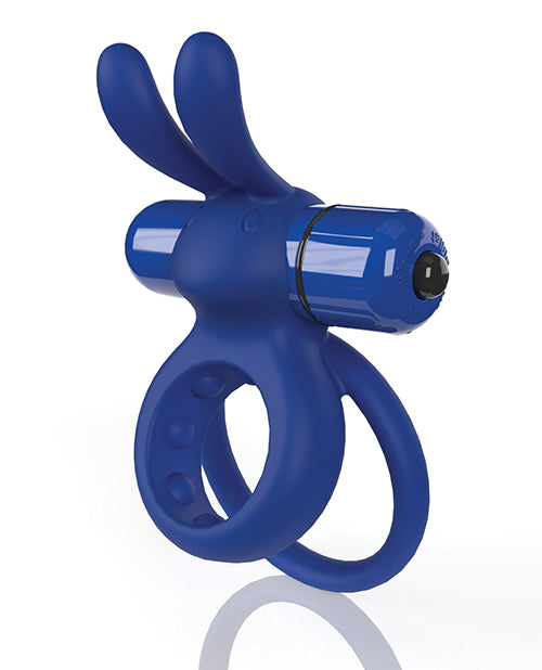 Screaming O 4B Ohare Vibrating Cock Ring - Blueberry