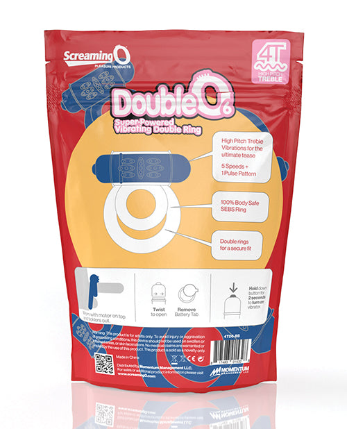 Screaming O 4T DoubleO 6 Couples Ring - Blueberry