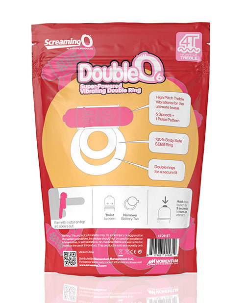 Screaming O 4T DoubleO 6 Couples Ring - Strawberry