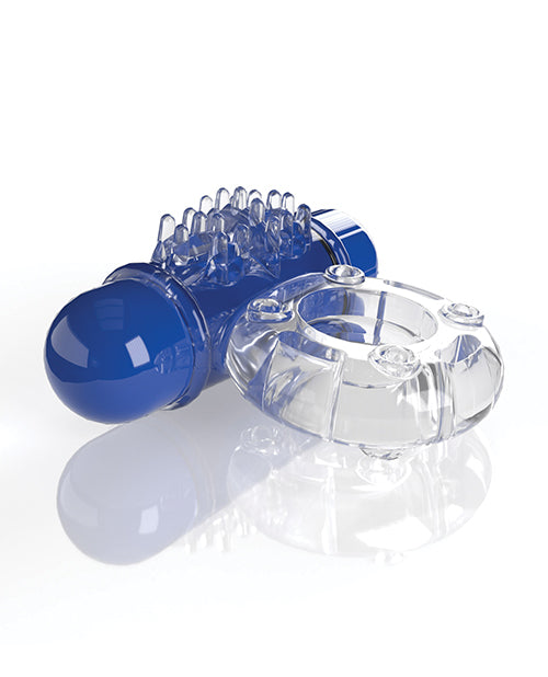 Screaming O 4T O Wow Vibrating Ring - Blueberry
