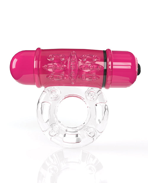 Screaming O 4T O Wow Vibrating Ring - Strawberry