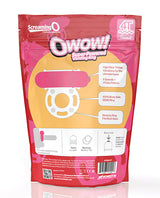 Screaming O 4T O Wow Vibrating Ring - Strawberry