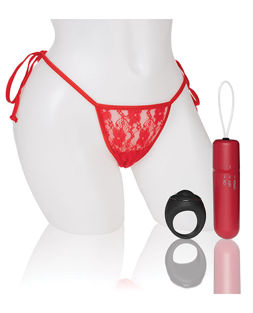 Screaming O My Secret 4T Panty Vibe with Remote Control - Red