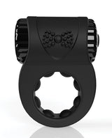 Charged BigO Ritz Rechargeable Vibrating Cock Ring - Black