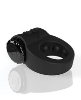 Charged BigO Ritz Rechargeable Vibrating Cock Ring - Black