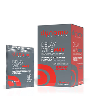 Dynamo Wellness Maximum Strength Delay Wipe 7.5% - 36 Pack