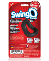 SwingO Curve Silicone Cock Ring - Black