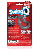 SwingO Curve Silicone Cock Ring - Grey