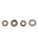 PowerBullet Got Big D Super Stretch Cock Rings (4 pack) - Black