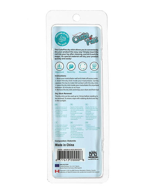 Cutiepies Absorbent Dry Stick - White