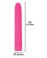 Simple and True Eezy Pleezy Vibrator 7in - Pink